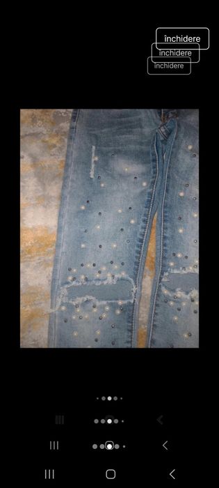 Blugi cu margele marime s