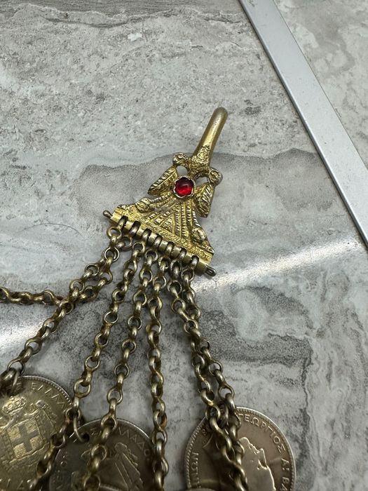 Възрожденски сребърен накит филигран позлата