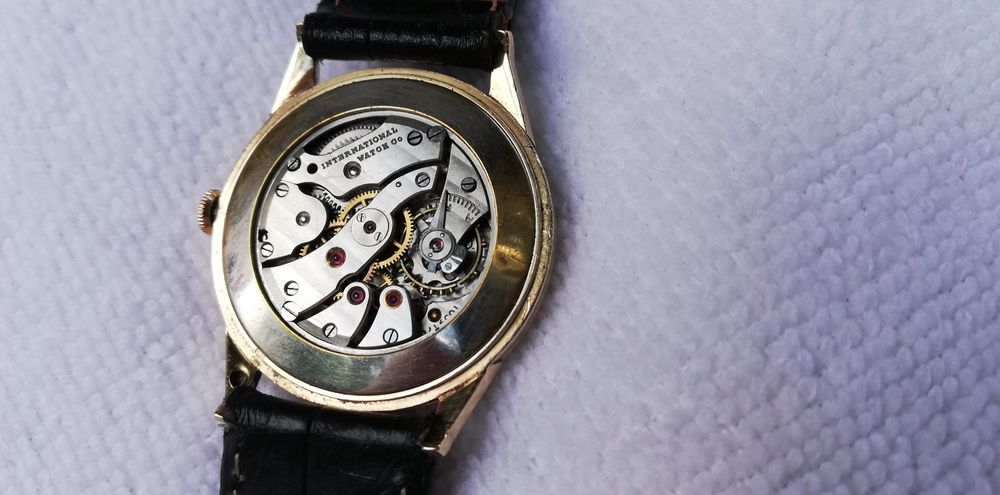 IWC Schaffhausen Mecanic Cal 61 Aur 14K Cadran Maro 2 Nuante Rar