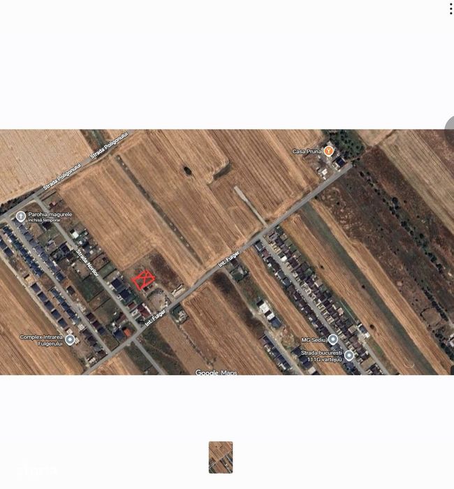 Teren 828 mp - zona Vărteju-Măgurele , posibilitate duplex