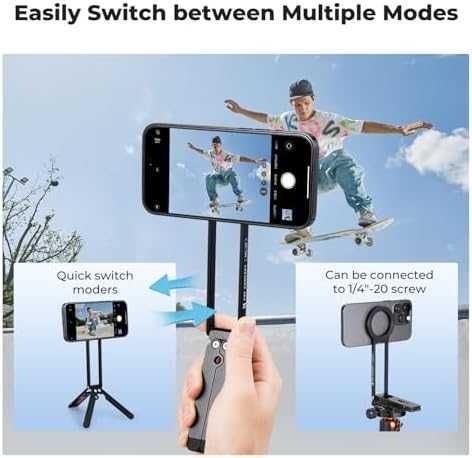 Нов Магнитен Статив Държач Телефон iPhone MagSafe Компактен Селфи Стик