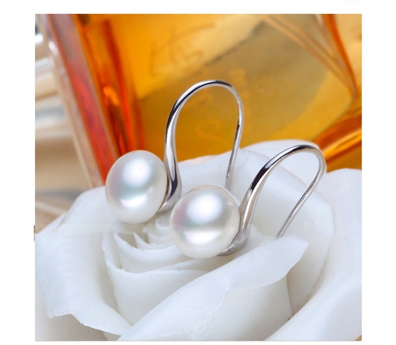 Cercei argint cu perla naturala