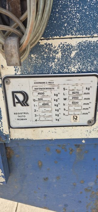 Remorca tandem Camion