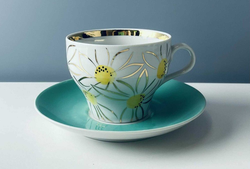 Предметы чайного сервиза Ромашки Барановка