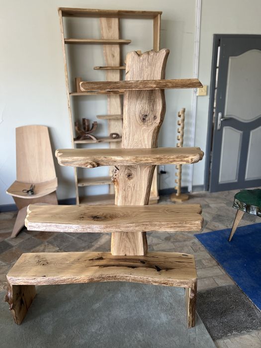 Етажерка от масив дъб с масло