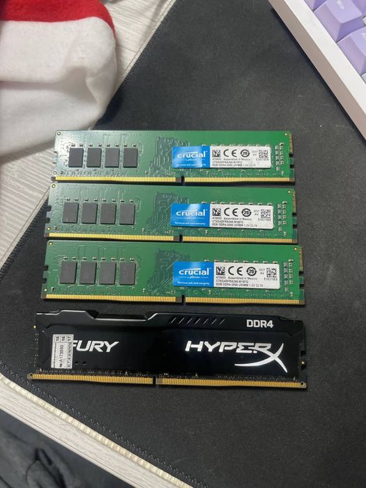 Озу HyperX , Crucial