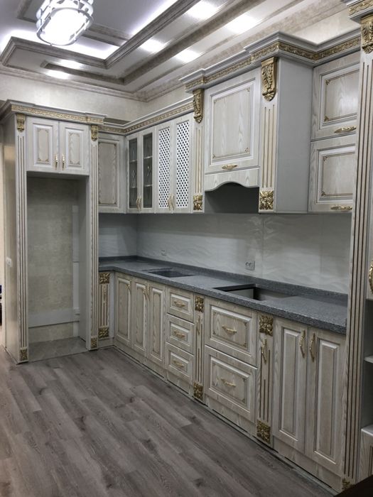 Кухонная мебель на заказ Шкафы Столешницы Искуственный мрамор