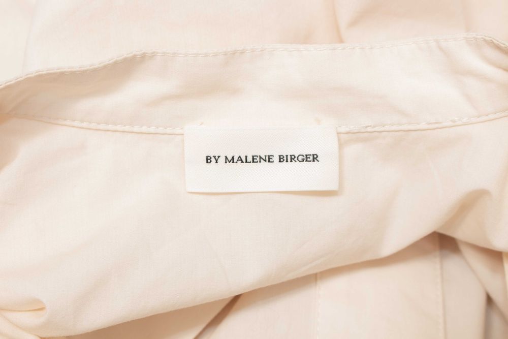 Malene Birger дамска риза бежова с къдри 38