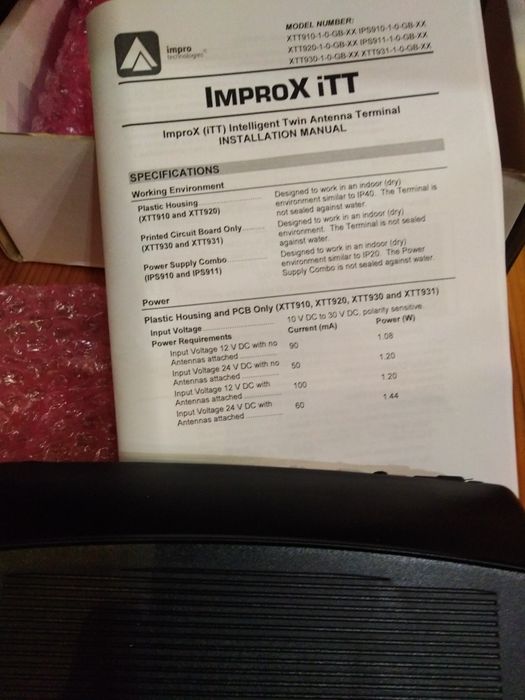 Управление за бариера   ITT Терминал   XTT910-1-0-GB-10