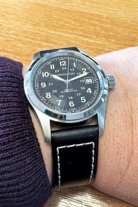 Hamilton Khaki Field automatic 38 mm - set complet - garanție - ca nou