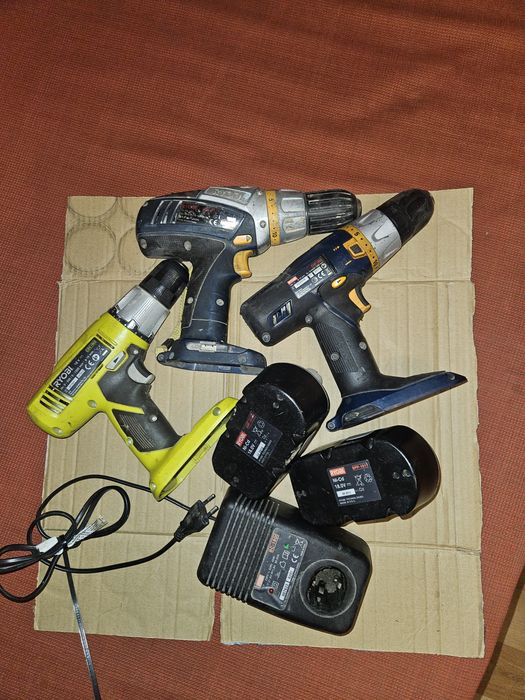 Bormasini vechi ryobi dar si bosch, makita, milwaukee si alte branduri