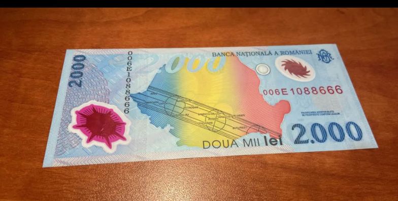 Bancnota 2000 lei Eclipsa