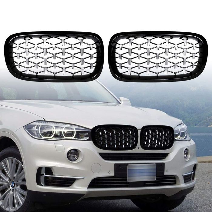Диямантени Бъбреци Решетки BMW X5 X6 F15 F16 БМВ Х5 Х6 Ф15 Ф16 Diamond