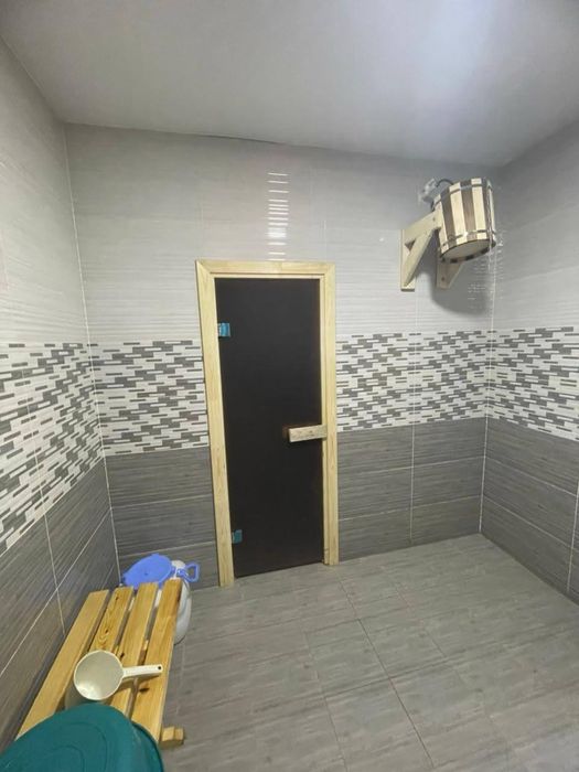 Баня на дровах с бассейном