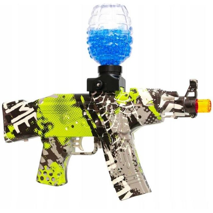 Детски автомат АК47 с гел топчета за пейнбол с подарък 10000 броя топч
