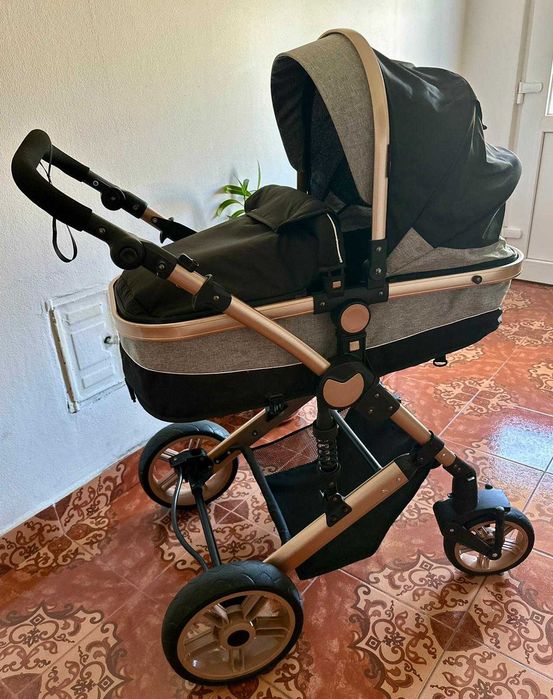 Carucior cu landou si scoica 3in1