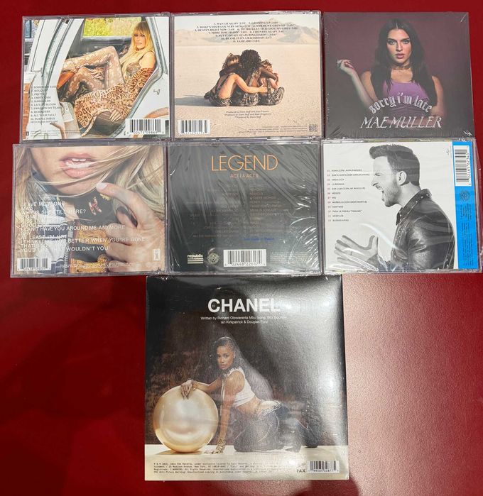 CD-uri straine SIGNED (semnate) si editii speciale limitate, NOI (Tyla - CHANEL vinil,Renee Rapp,Ed Sheeran,Luis Fonsi,Gwen Stefani)