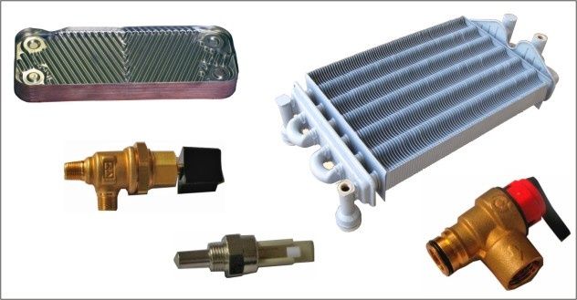 Запчасти для двухконтурных котлов