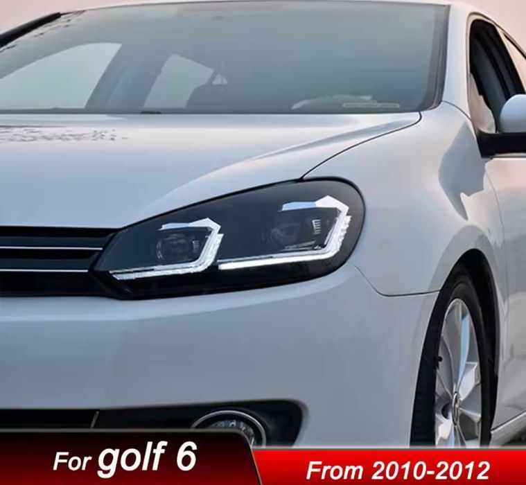 Ново ! LED фарове за VW GOLF 6 визия  volkswagen golf 7 лед 2009-2013