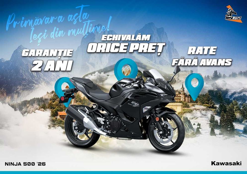 Motocicleta Kawasaki Ninja 500 '26