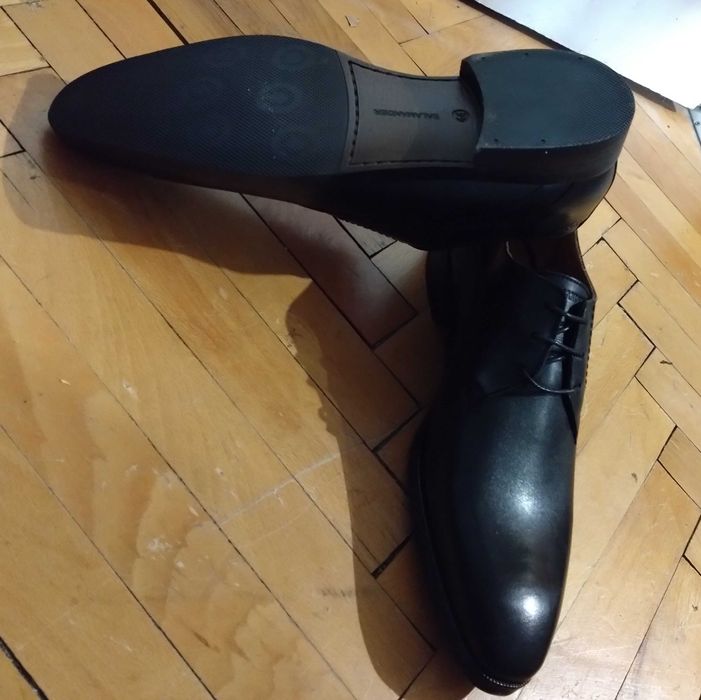 Официални нови черни обувки "Salamander", "Bata", "Ecco" номер 44