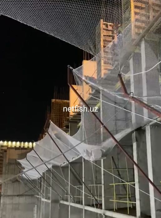 Строительная ЗУС защитная сетка. капрон  стройка сеткалишь  от произво