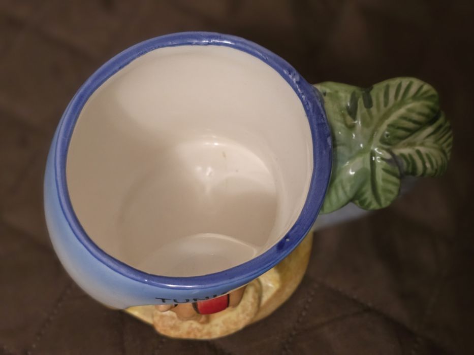 Cană suvenir Tunisia din ceramică - cămilă și palmier 3D