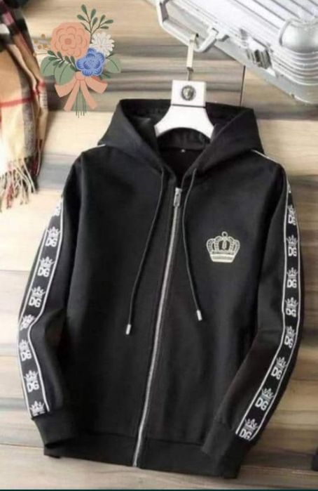 Trening bumbac Dolce Gabbana, logo brodat  saculet inclus