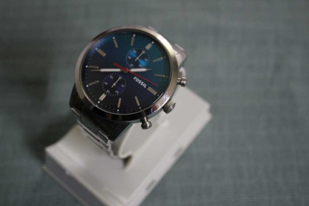 Ceas Fossil Townsman Chronograf Blue Dial