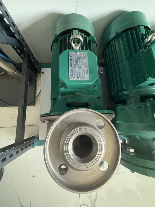 Нержавеющый центробежный SAAB AZ насос 7,5 кВт 132 м3/час 32м оригинал