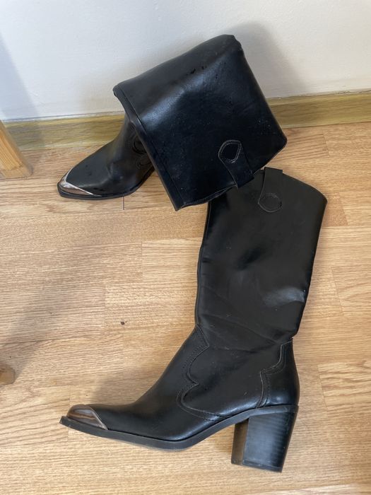 Сапоги казаки Stradivarius