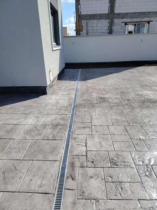 #Pavaj din beton amprentat #