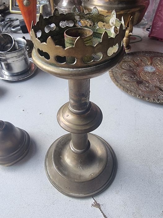 Sfetnic vechi din alamă