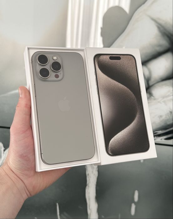 iPhone 15 Pro Max Natural Titanium