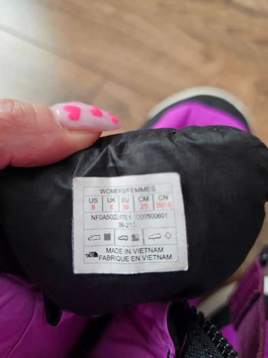 Дамски апрески Women’s Nuptse II Strap WP SWTVIOLT/TNFBLK