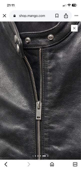 Кожено яке Mango