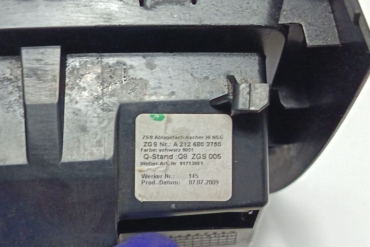 Scrumiera A2126803750 Mercedes-Benz E-Class W212