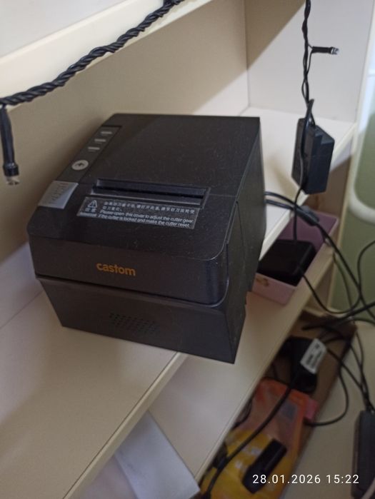 Pos терминал, термо принтер, сканер штрих кодов.