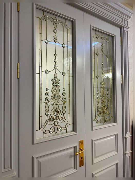 Vitraj oyna naqshli oynalar