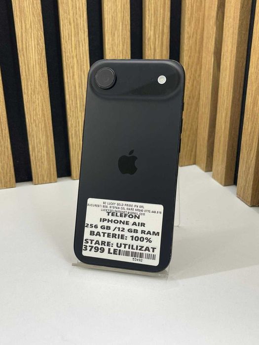 Iphone AIR / 256 GB 100% BAT / Factura / Garantie #53492