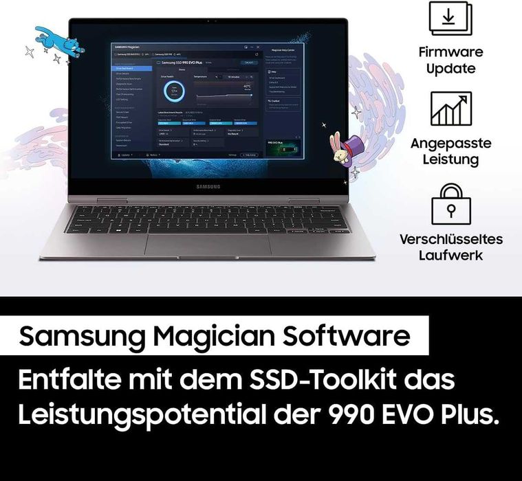 Нова Памет SSD Samsung 990 EVO Plus 2TB M.2 NVMe PCIe SSD MZ-V9S2T0BW