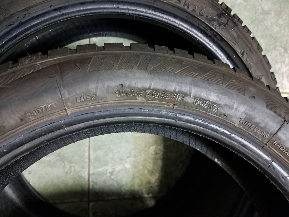 2 anvelope 155/70 R19 Bridgestone