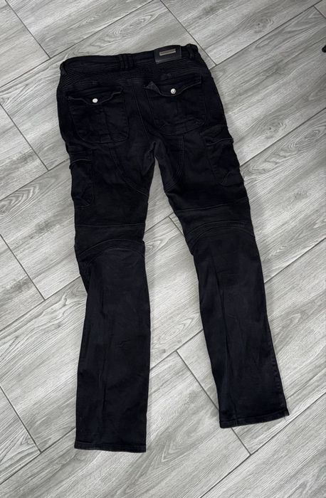 Blugi moto tip cargo măsura L elastici