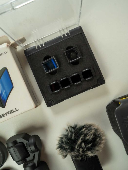 DJI Pocket 2 Creator Combo + Freewell + Sunnylife – stare excelentă