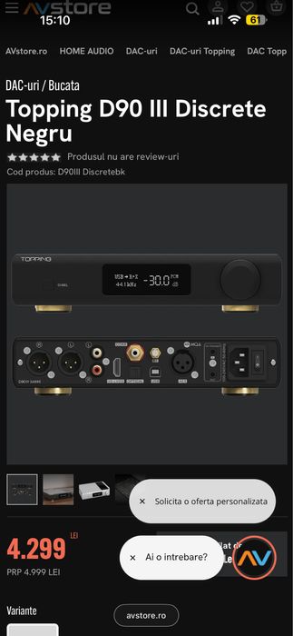 DAC Topping D90III Discrete