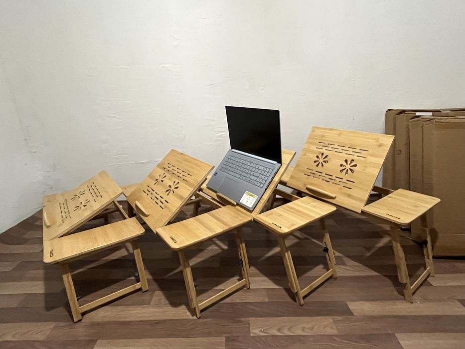 Стол складной деревянный с вентилятором