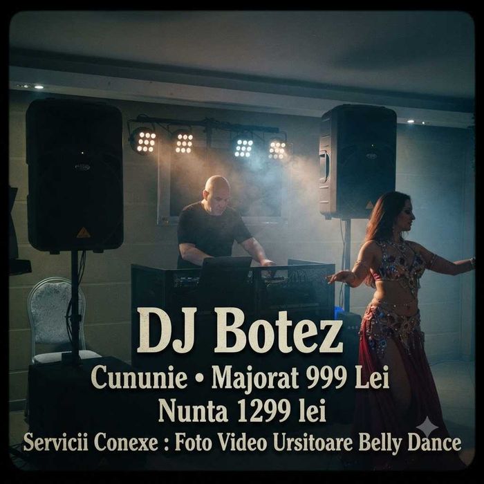 DJ 999 lei Botez Majorat Cununie Nunta 1299 lei