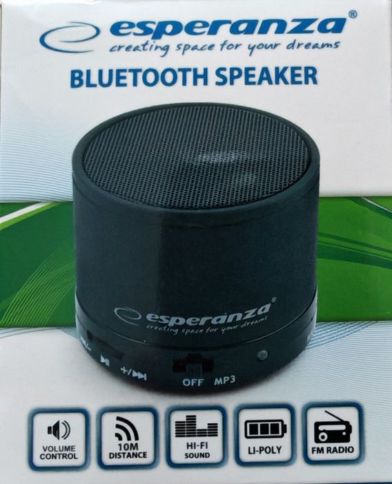 Mini Boxa Bluetooth Ritmo Negru USB