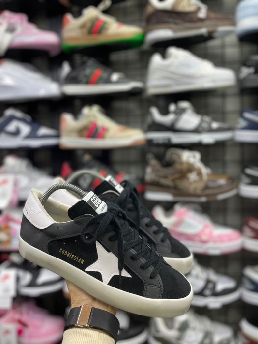 Adidasi Golden Goose Black Super Star