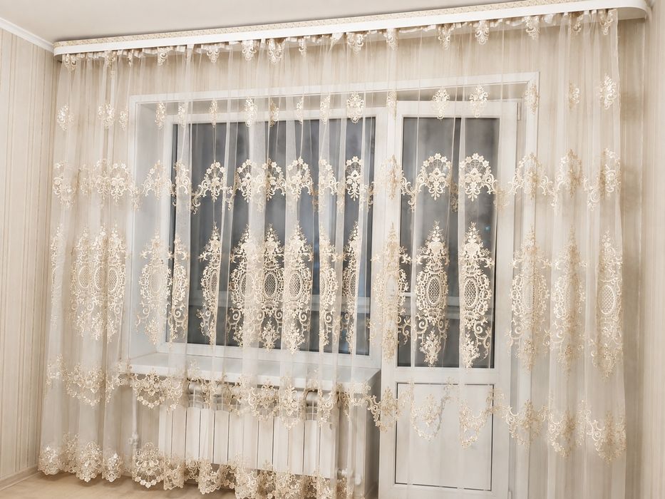 Продам красивую тюль для гостиной по бюджетной цене